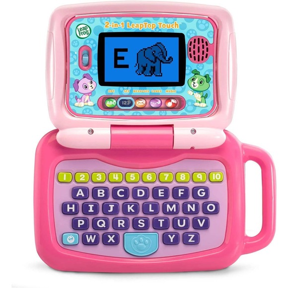 LeapFrog 2-in-1 Leaptop Touch Pink Top Converts Educational Laptop 1-3 yrs FUN - Picture 2 of 3